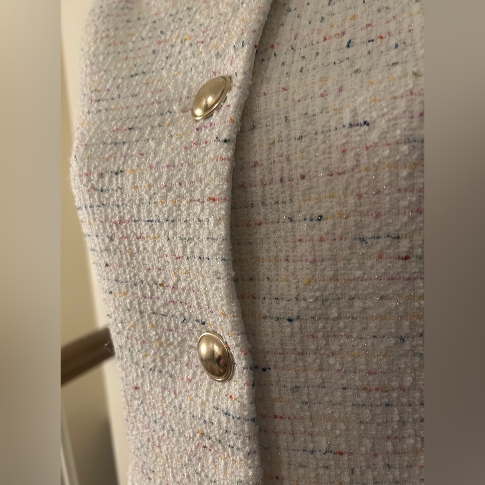 Anthropologie Maeve Square Neck Tweed Vest NWT! - Picture 9 of 16